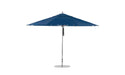 Ledge Lounger Premier Umbrella-13' Oct-Pulley — Silver Pole-Classic Ball Finial-Single Vent-STK-R175-Captain Navy
