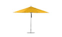 Ledge Lounger Premier Umbrella-13' Oct-Pulley — Silver Pole-Classic Ball Finial-Single Vent-STK-R554-Sunflower Yellow