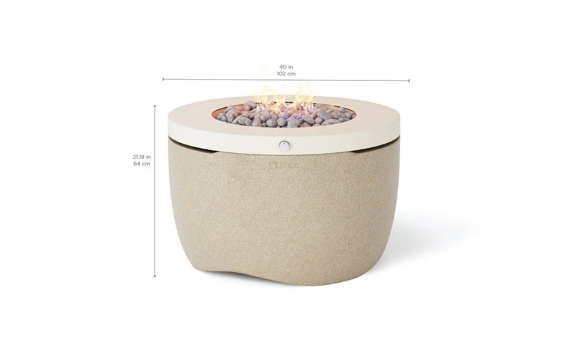 Ledge Lounger Fire & Lighting Fire Pit-Propane-40" Round — view 18
