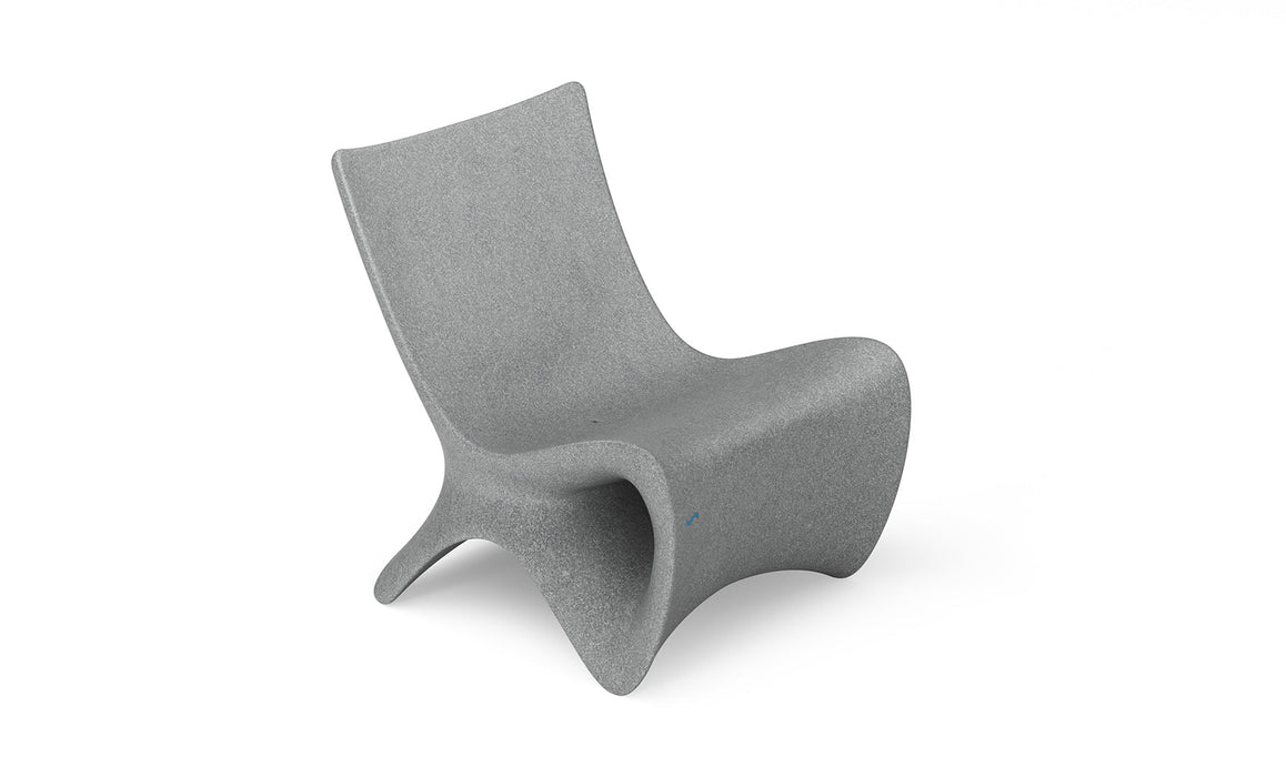 Ledge Lounger Autograph Chair — Granite Gray