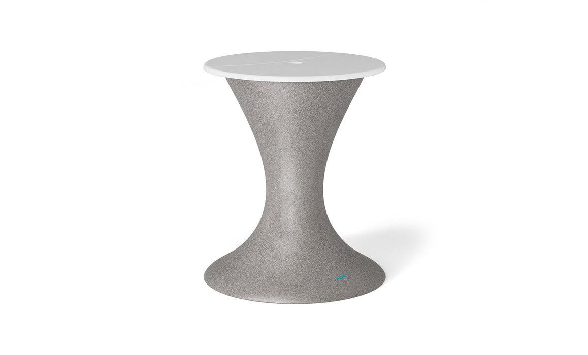 Ledge Lounger Autograph Umbrella Stand Ice Bin — Sand Stone-White