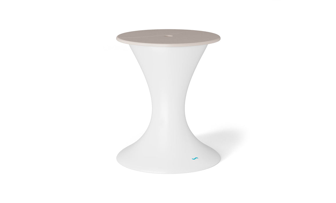 Ledge Lounger Autograph Umbrella Stand Ice Bin — White-Cloud