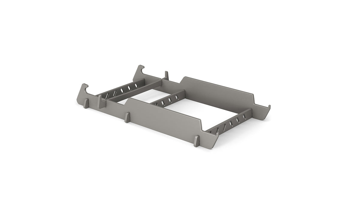 Ledge Lounger Lowback Chair Riser-10"-12" — Gray