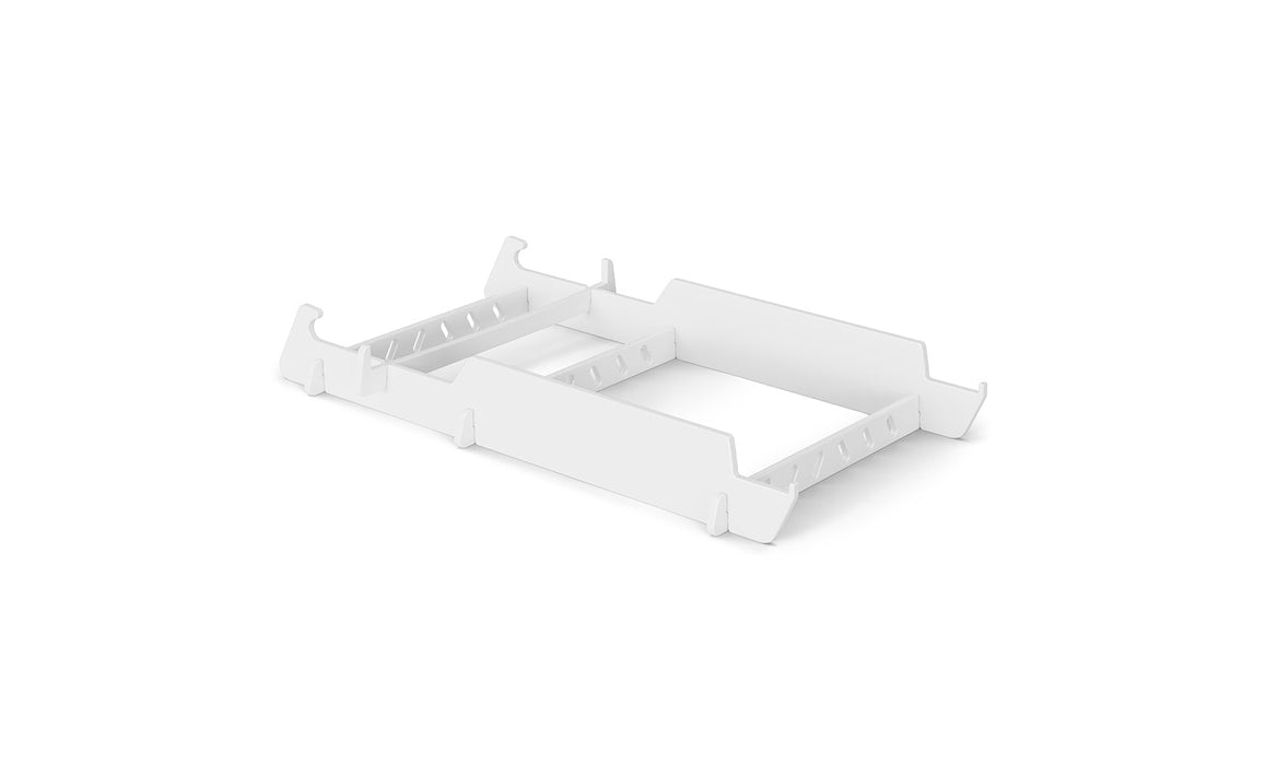 Ledge Lounger Lowback Chair Riser-10"-12" — White