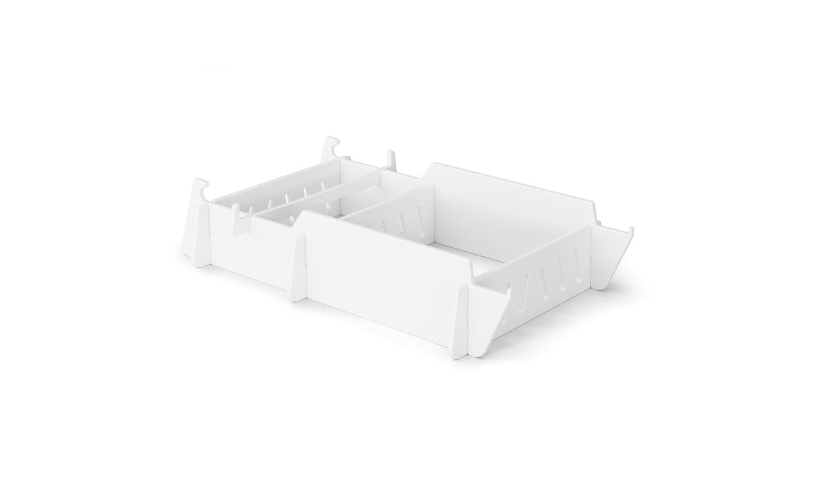 Ledge Lounger Lowback Chair Riser-12"-15" — White