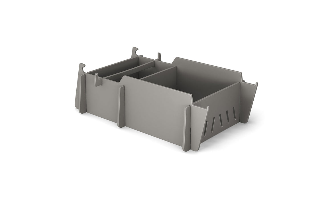 Ledge Lounger Lowback Chair Riser-15"-18" — Gray