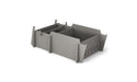 Ledge Lounger Lowback Chair Riser-15"-18" — Gray