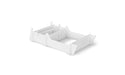 Ledge Lounger Signature Chair Riser — >12"-15" - White