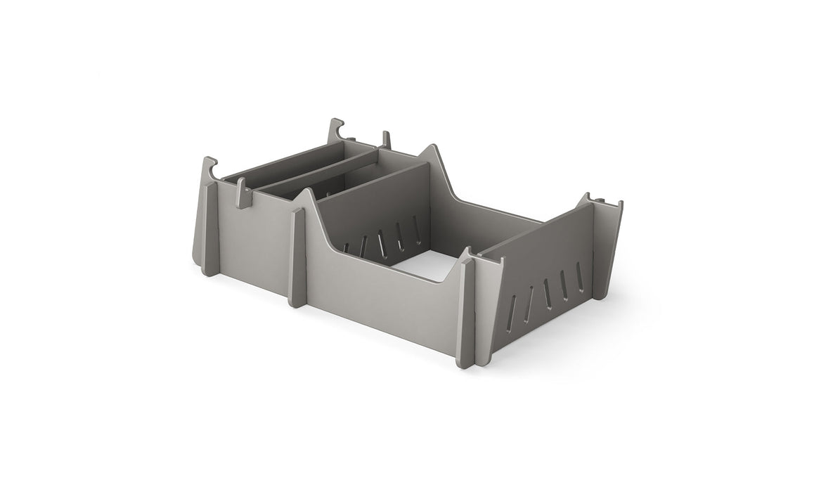 Ledge Lounger Signature Chair Riser — >15"-18" - Grey
