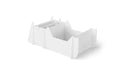 Ledge Lounger Signature Chair Riser — >18"-20" - White