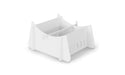 Ledge Lounger Signature Chaise Riser — >12"-14" - White