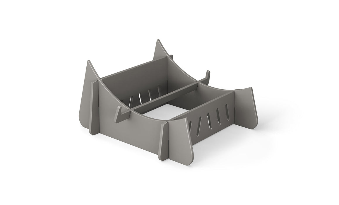 Ledge Lounger Signature Chaise Riser — >9"-12" - Grey