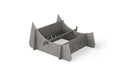 Ledge Lounger Signature Chaise Riser — >9"-12" - Grey