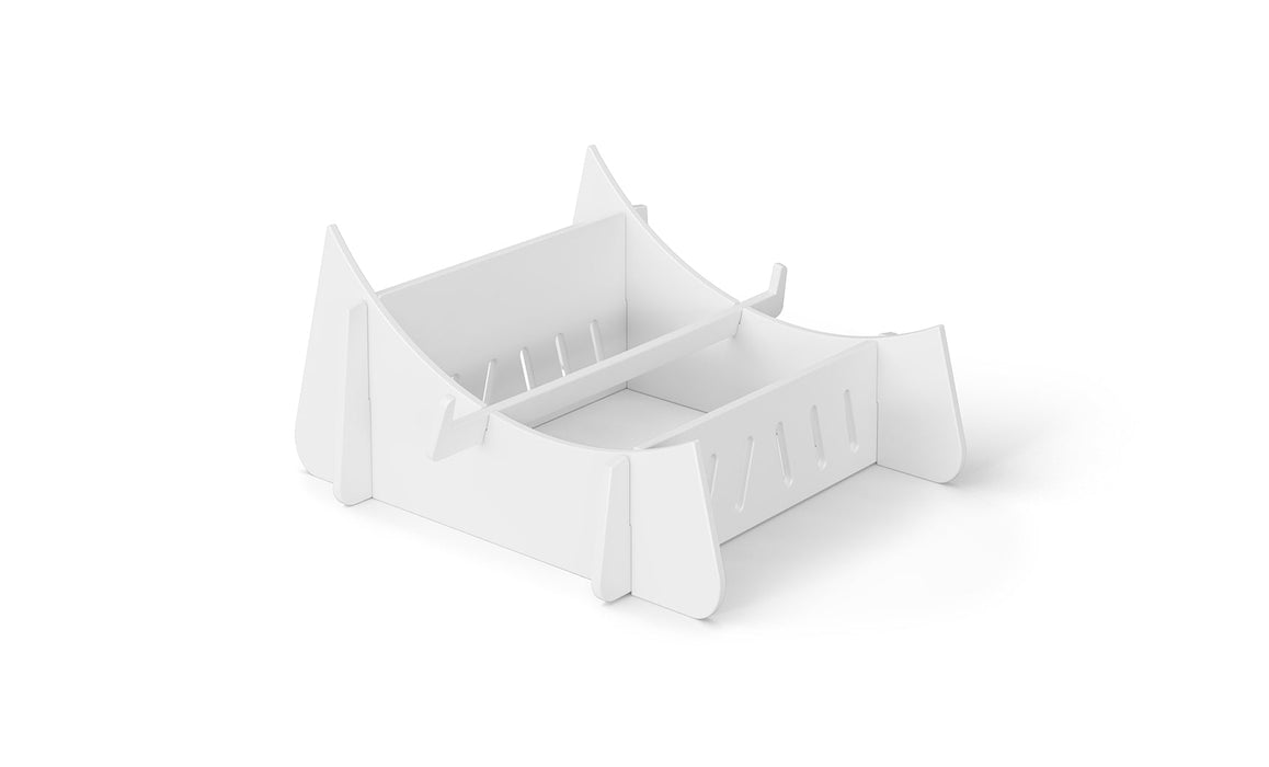 Ledge Lounger Signature Chaise Riser — >9"-12" - White