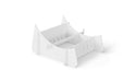 Ledge Lounger Signature Chaise Riser — >9"-12" - White