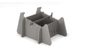 Ledge Lounger Signature Chaise Deep Riser — >18.5"-20" - Grey