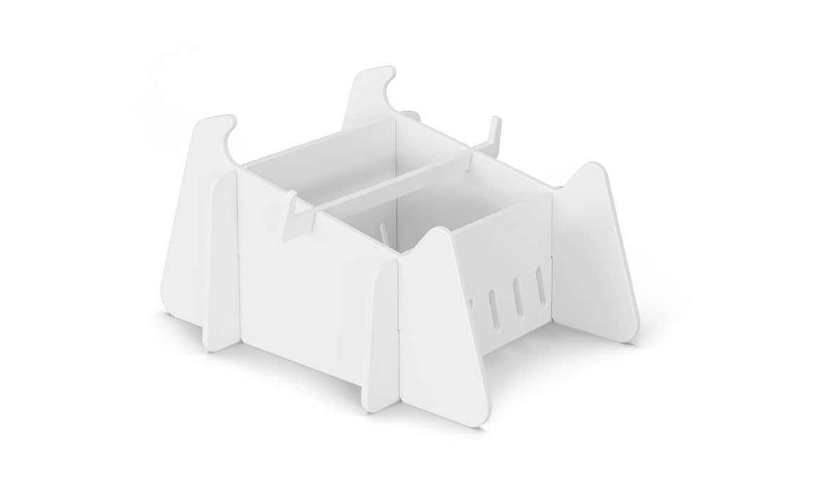 Ledge Lounger Signature Chaise Deep Riser — >18.5"-20" - White