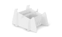 Ledge Lounger Signature Chaise Deep Riser — >18.5"-20" - White