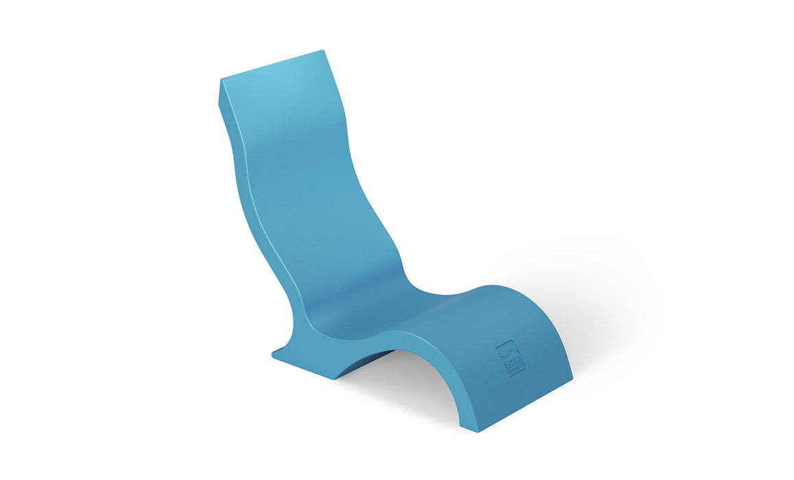 Ledge Lounger Signature Chair — Light Blue