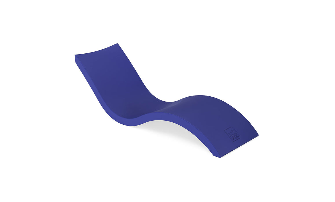Ledge Lounger Signature Chaise — 0-9" Water Depth-Dark Blue