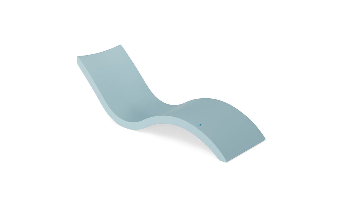 Ledge Lounger Signature Chaise — 0-9" Water Depth-Frost