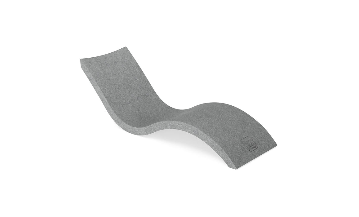 Ledge Lounger Signature Chaise — 0-9" Water Depth-Granite Gray