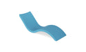 Ledge Lounger Signature Chaise — 0-9" Water Depth-Light Blue