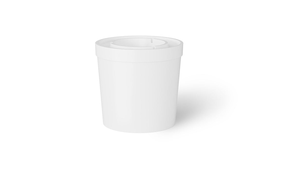 Ledge Lounger Signature Ice Basin w/o lid — White