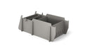 Ledge Lounger Lowback Chair Riser-18"-20" — Gray
