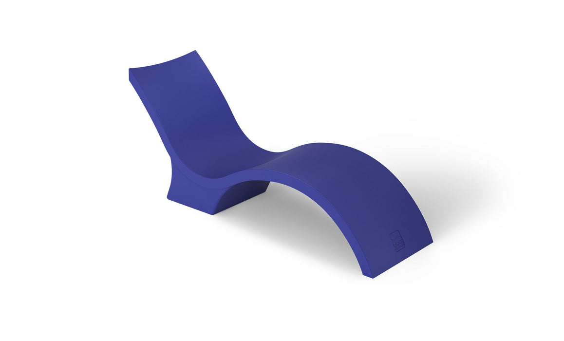 Ledge Lounger Signature Chaise Deep — 10-15" Water Depth-Dark Blue