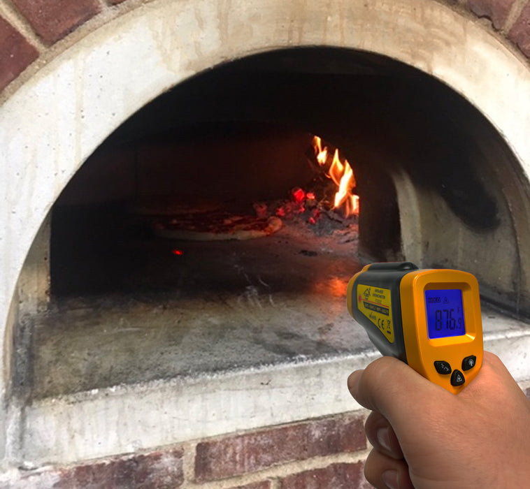 Chicago Brick Oven Infrared Thermometer Gun for Pizza Oven, Grill, Meat, Griddle, HVAC, Engine | -58°F to 1022°F Range