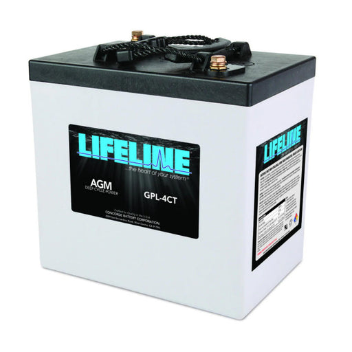 Lifeline 220Ah 6V AGM Deep Cycle Battery GPL-4CT