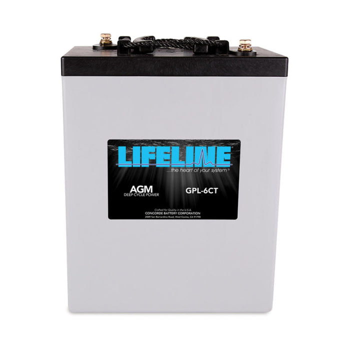 Lifeline 300Ah 6V AGM Deep Cycle Battery GPL-6CT