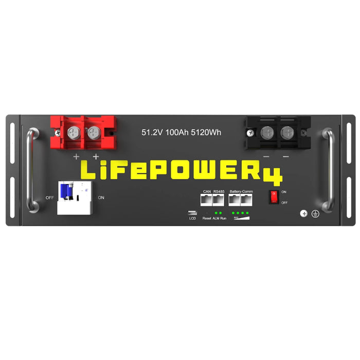 EG4 LifePower4 V2 Lithium Battery | 48V 100AH | Server Rack Battery