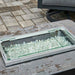 The Outdoor Greatroom Linear Folding Wind Guard Fire Pit - Close-Up
