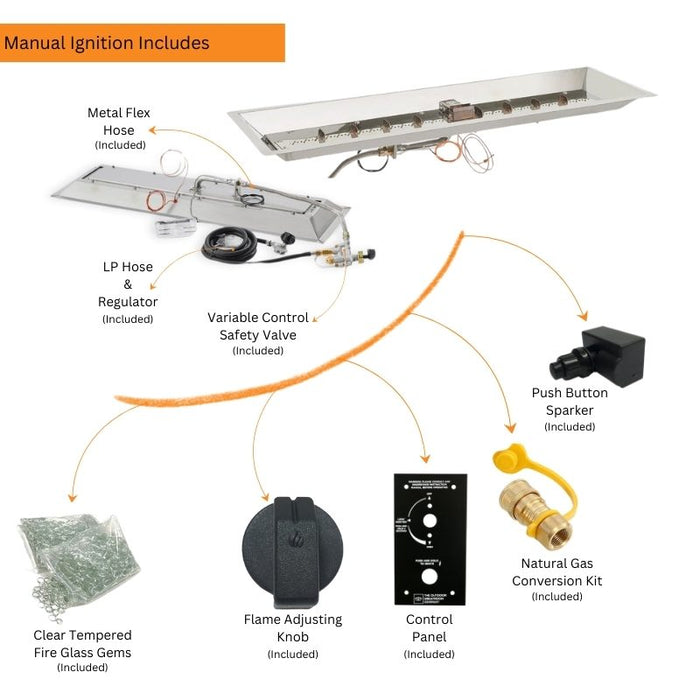 The Outdoor Greatroom Ready-to-Finish See Through Outdoor Fireplace