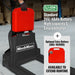 3300lbs Lithium-ion Electric Pallet Jack,  45"x27" Fork,  24V 40Ah Removable Battery,  Walkie Type Truck,  LPT33