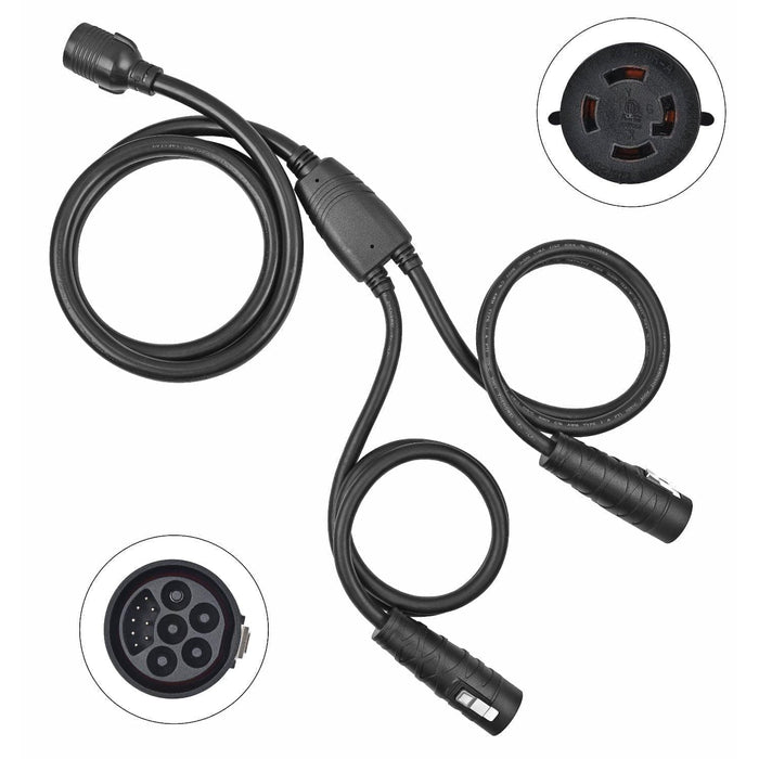 Nature's Generator Lithium 3600 Combiner Cable - Detail View
