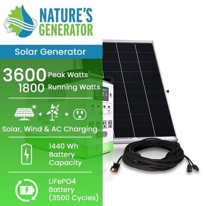 High Capacity Lithium 1800 Solar Generator