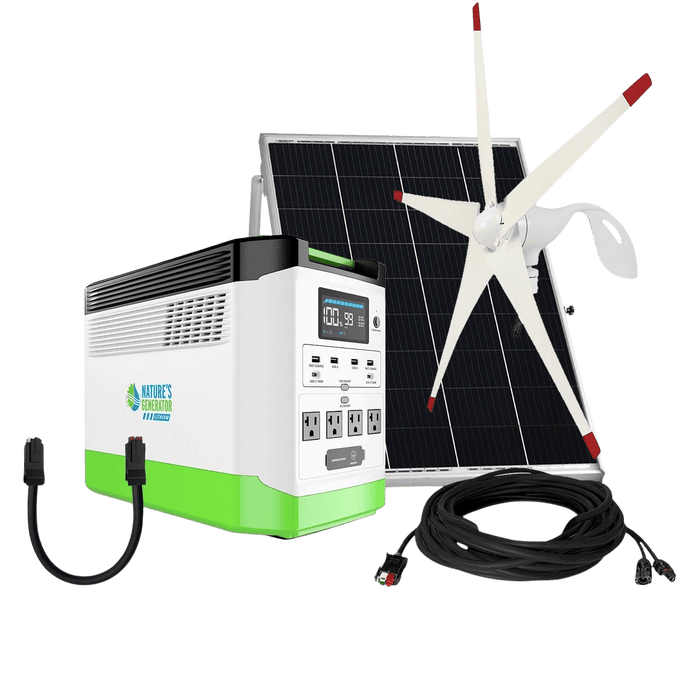 High Capacity Lithium 1800 Solar and Wind Generator