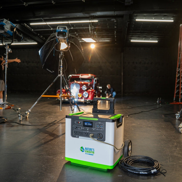 Nature's Generator Lithium 3600 Solar Generator and Transfer Switch