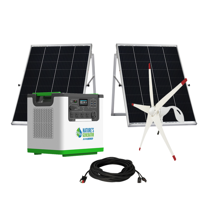 Nature's Generator Lithium 3600 Solar and Wind Generator