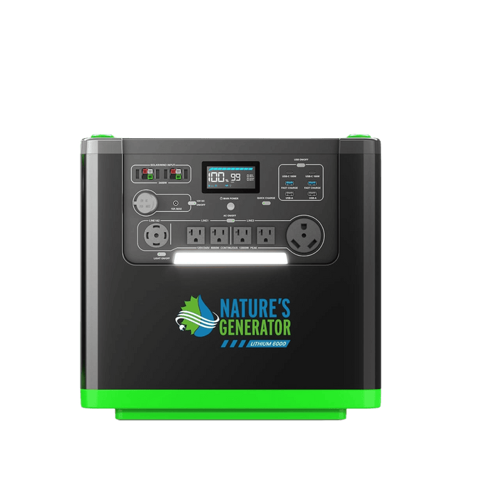 Nature's Generator Lithium 6000 Power Station