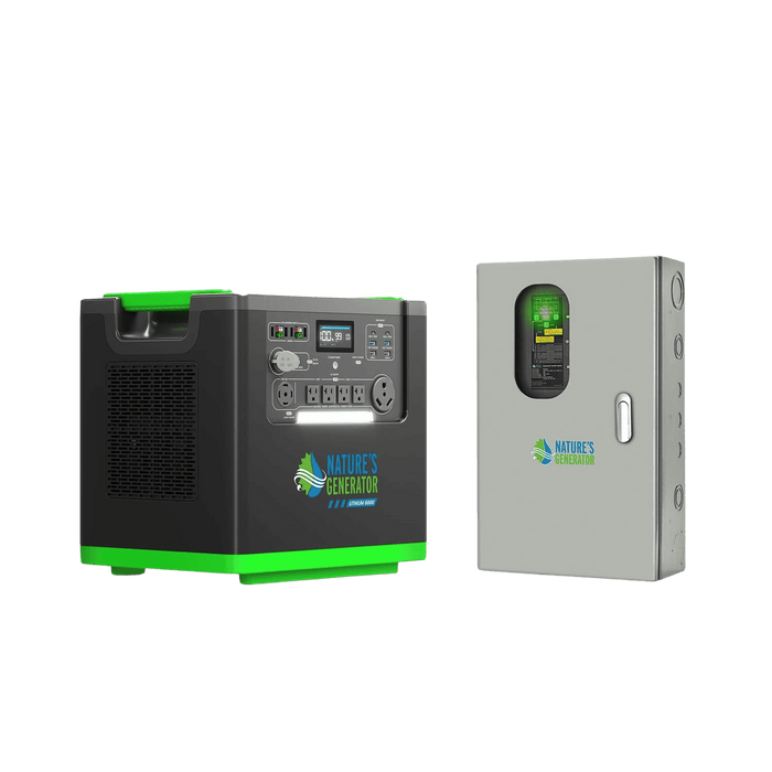 Nature's Generator Lithium 6000 and Transfer Switch