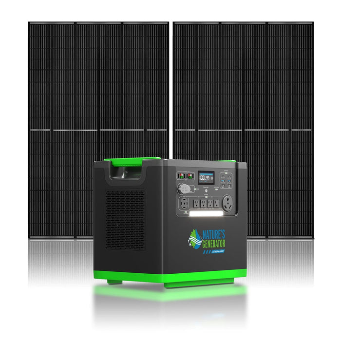 Nature's Generator Lithium 6000 with Solar Panel