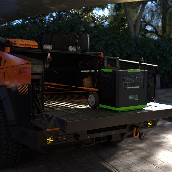 Nature's Generator Lithium 6000 with Solar Panels and Wind Turbine