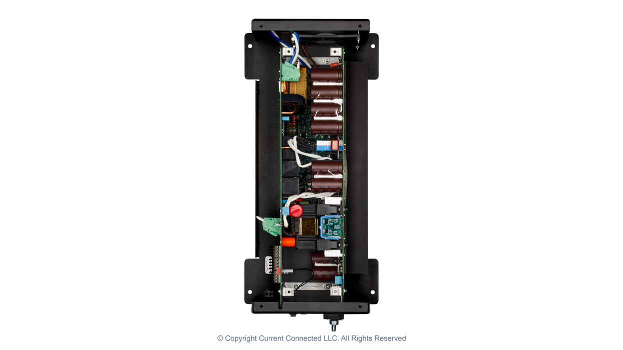High quality photo of the Midnite Solar - MNLR3648M - Little Rosie 48V 3600W 120V Inverter-60A Charger - Cover Off View. Photographed by Current Connected