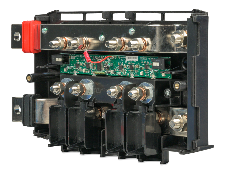 Victron Lynx Distributor M10 DC busbar fuse distribution - top view