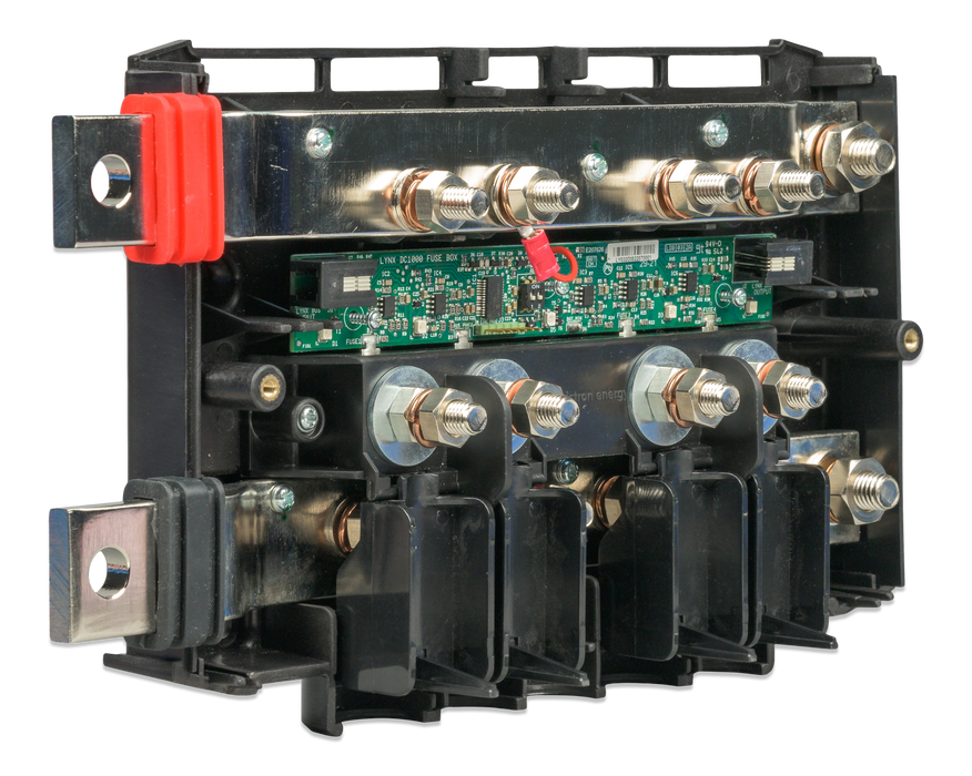 Victron Lynx Distributor M10 DC busbar fuse distribution - detail view