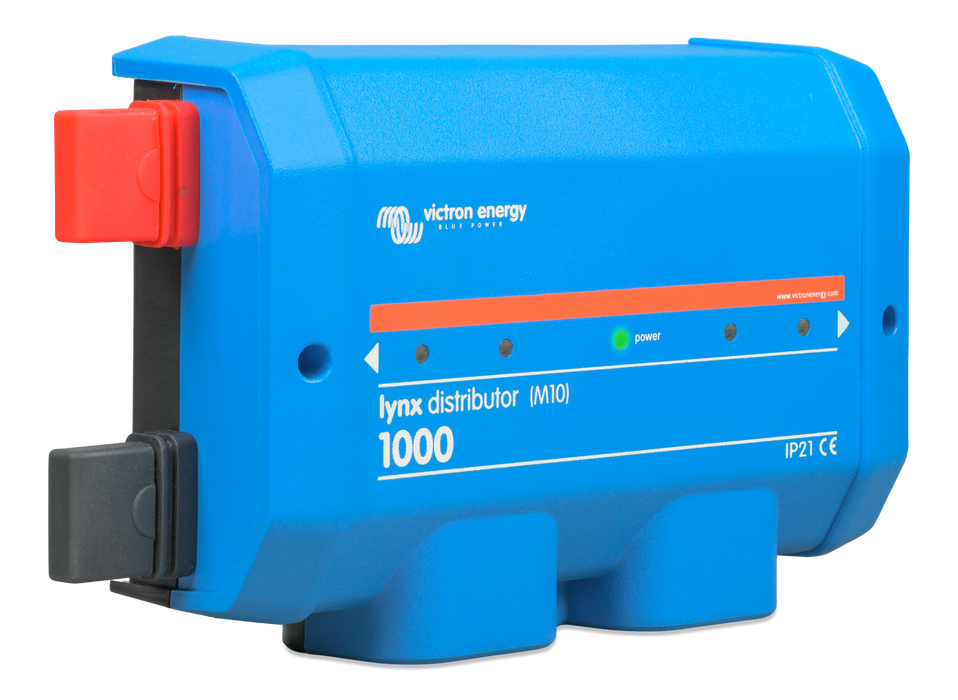 Victron Lynx Distributor M10 DC busbar fuse distribution - front view